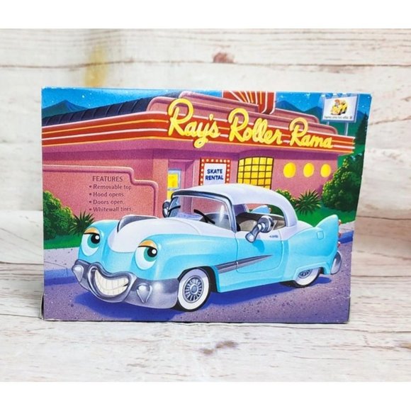 Chevron Cars Della Deluxe Collectible Toy - Moveable Eyes, Two-Tone Paint Gift - Picture 13 of 14
